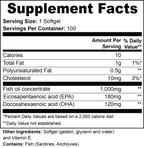 Omega-3 EPA 180mg + DHA 120mg